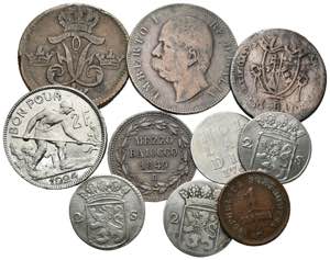 MUDIAL. Lot consisting of 10 coins from the ... 
