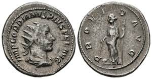 GORDIAN III. Antoninian. (Ar. 4.25g / 22mm). ... 
