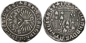 CATHOLIC KINGS (1474-1504). 1 Real. (Ar. ... 