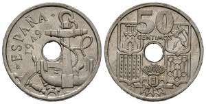 ESTADO ESPAÑOL (1936-1975). 50 Céntimos  ... 