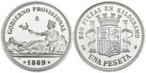 CONTEMPORARY. 1 peseta. (Ar. 13.43g / 33mm). ... 
