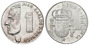CONTEMPORARY. 1 peseta. (Ar. 3.84g / 22mm). ... 
