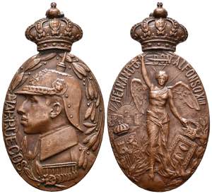 ESPAÑA. Alfonso XII (1885-1931). Medalla al ... 