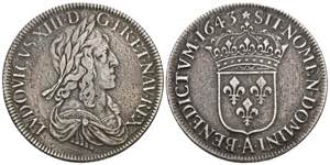 FRANCIA, Luis XIII (1610-1643). 1 Écu. (Ar. ... 
