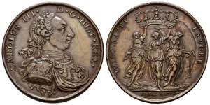 CHARLES III (1759-1788). Prize of the School ... 