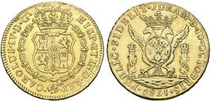 CARLOS IV (1788-1808). Proclamación Lima. ... 