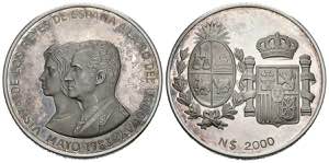 URUGUAY. 2000 Nuevos Pesos. (Ar. ... 
