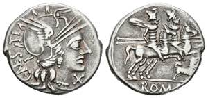 GENS ANTESTY. Denarius. (Ar. 3.56g / 18mm). ... 