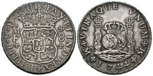 FELIPE V (1700-1746). 8 Royals. (Ar. 26.97g ... 