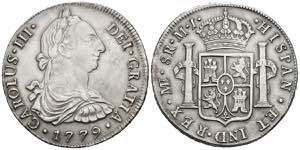 CHARLES III (1759-1788). 8 Royals. (Ar. ... 