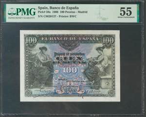 100 pesetas. June 30, 1906. Series C. ... 