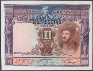 1000 Pesetas. July 1, 1925. (Edifil 2017: ... 