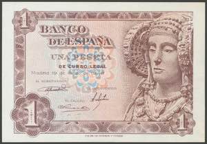 1 peseta. June 19, 1948. Series B. (Edifil ... 