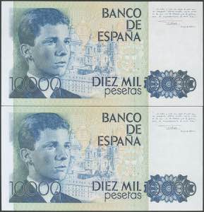 10000 Pesetas. September 24, 1985. ... 