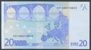 20 Euros. 1 de Enero de 2002. ... 