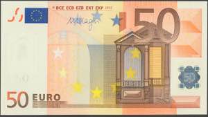 50 euros. January 1, 2002. Draghi Signature. ... 