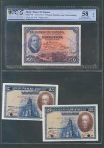 Curious set of 11 banknotes from the Bank of ... 