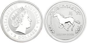 AUSTRALIA. 2 Dollar (Ar. 62,43g/49mm). 2002. ... 