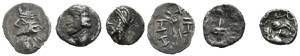 ANCIENT GREECE. Lot consisting of 3 Obolos ... 
