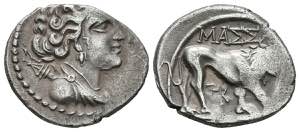 GALIA, Massalia. Drachm. (Ar. 2.56g / 17mm). ... 