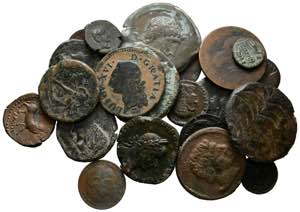 Conjunto de 22 monedas de bronce de ... 