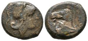 ANONYMOUS. Litra. (Ae. 4.87g / 17mm). 260 BC ... 