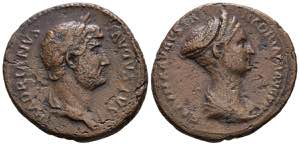 ADRIANO. As. (Ae. 11,20g/29mm). 128-132 d.C. ... 