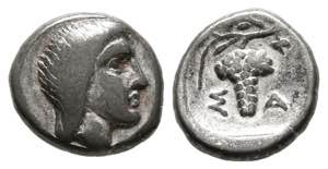 THRACIA, Saratokos. Diobolus. (Ar. 0.89g / ... 