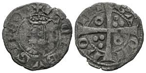 JAIME II (1291-1327). Dinero. (Ve. ... 