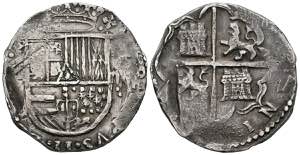 FELIPE II (1556-1598). 4 Reales. (Ar. ... 