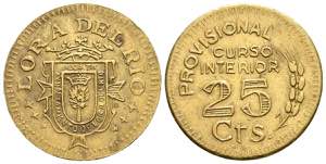 LORA DEL RÍO (Sevilla). 25 Cents (La. 3.57g ... 