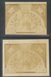 Set of 2 Photographic Proofs of the obverse ... 