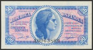 50 cents. 1937. Series A. (Edifil ... 