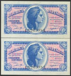 50 cents. 1937. Correlative couple. Series ... 