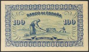100 pesetas. Bank of Gijón. ... 