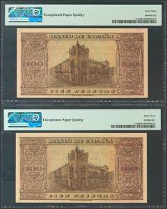 100 pesetas. May 20, 1938. ... 