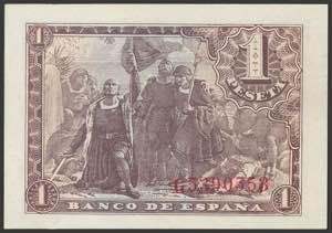 1 peseta. May 21, 1943. Series G. ... 