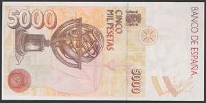 5000 pesetas. October 12, 1992. ... 