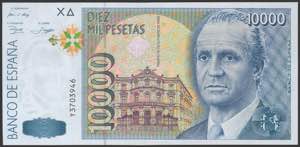 10000 Pesetas. October 12, 1992. Series Y. ... 