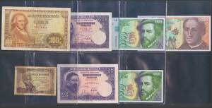 Set of 19 Bank of Spain notes of ... 