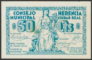 HERENCIA (CIUDAD REAL). 50 Céntimos. ... 