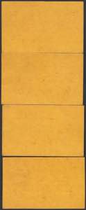 (1937ca). Set of 4 vouchers from ... 