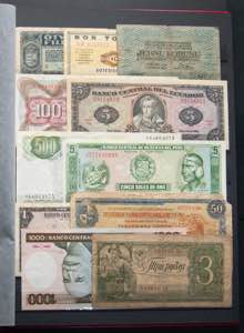 WORLD. Set of 34 banknotes from Worldwide ... 