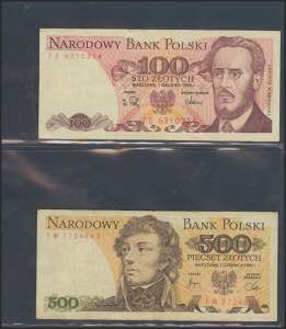 Set of 56 foreign banknotes from different ... 