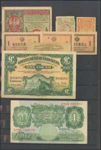 WORLD. Set of 119 foreign banknotes in ... 