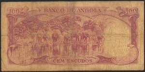ANGOLA. 100 Escudos. 1962. Banco ... 