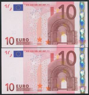 10 Euros. 1 de Enero de 2002. Pareja ... 