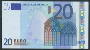 20 Euros. 1 de Enero de 2002. Firma Trichet. ... 