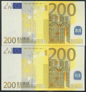 200 Euros. 21 de Enero de 2002. Pareja ... 