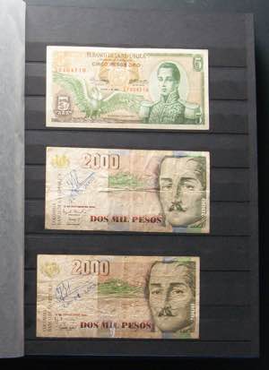 Set of 70 banknotes from different countries ... 